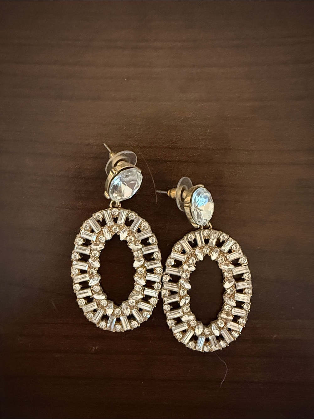 Statement Crystal Drop Earrings